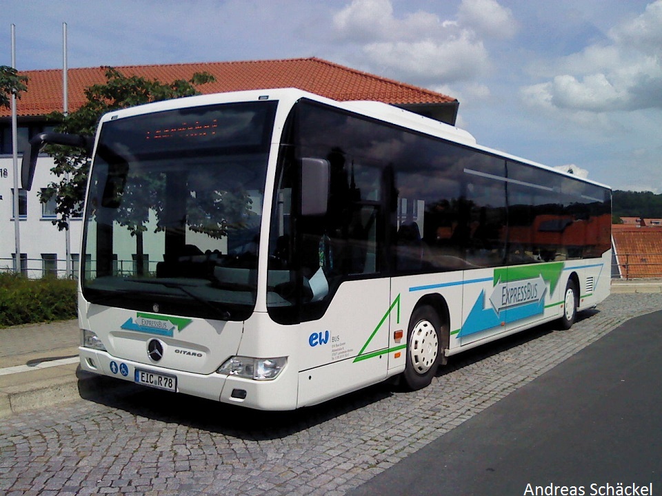 EIC R 78 MB O530 Citaro II der EW Bus GmbH am ZOB in Worbis