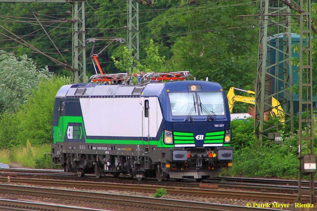 ELL 193 227 Lz Hamburg-Harburg am 27.06.2015