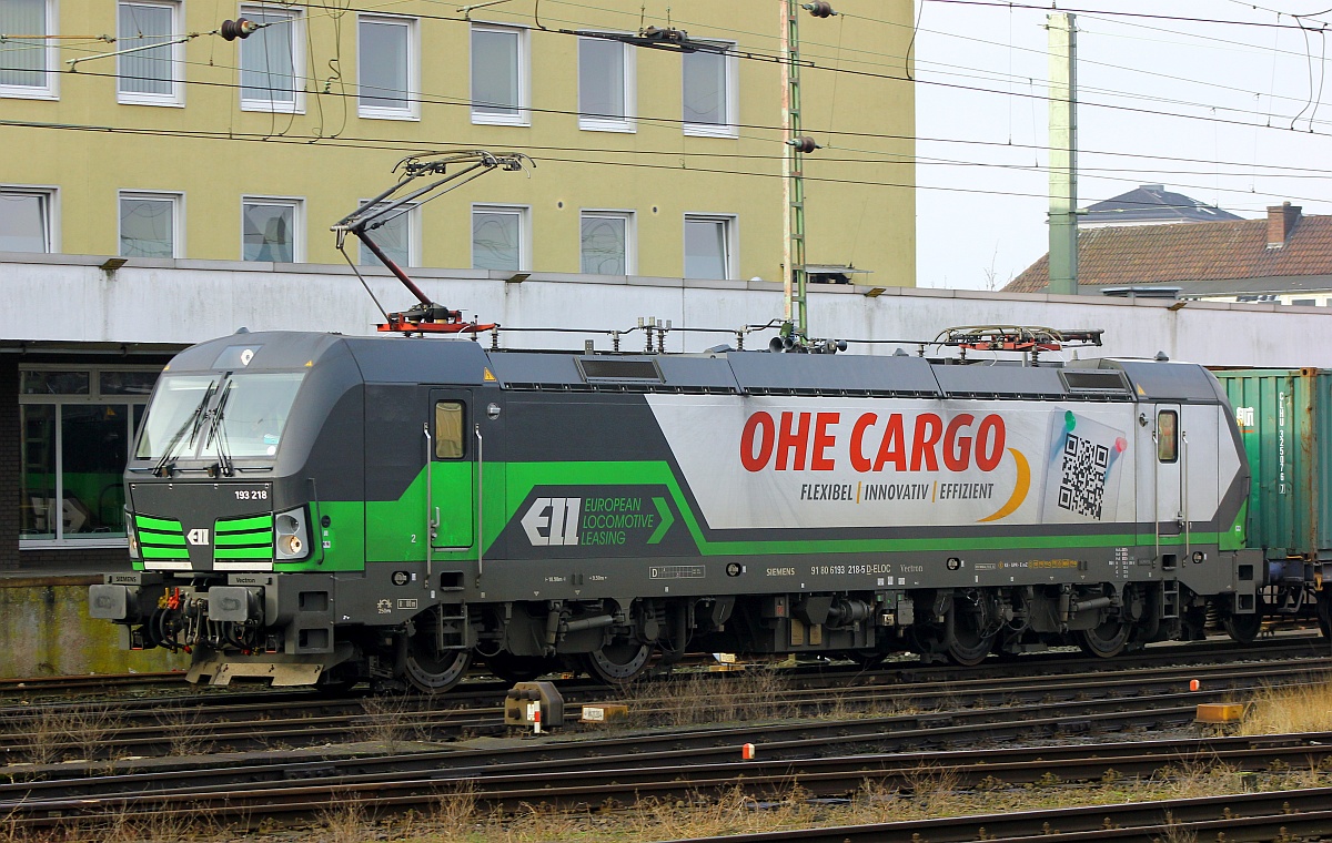 ELL/OHE 193 218-5(REV/MMAL/11.12.14) Bremen Hbf 26.02.16