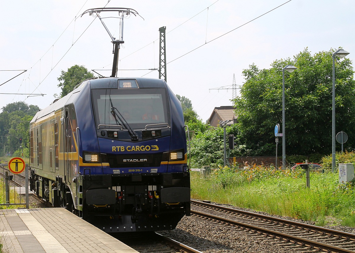 ELP/RTB Cargo 2019 315-1 Anrath, 07.06.2024