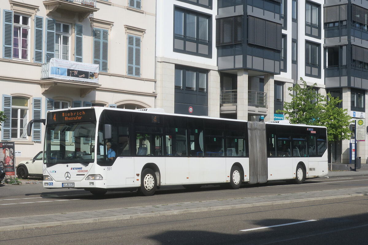 ESWE, Wiesbaden - Wagen 591 - WI-BU 139 - Mercedes-Benz O 530 Citaro G (2005) - Wiesbaden, 21.08.2018