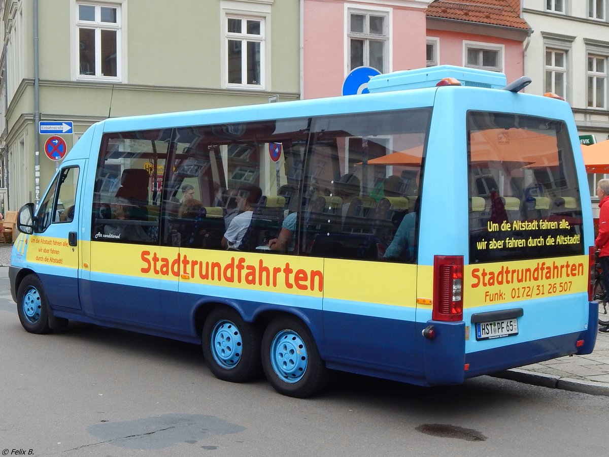 Fiat Ducato von Busunternehmen Manfred Scholz aus Deutschland in Stralsund.