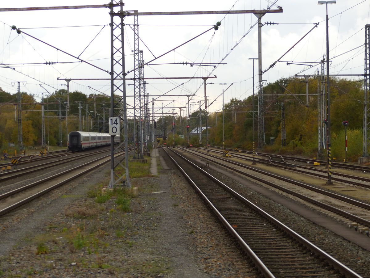 
Gleis 2 und 3 Bahnhof Bad Bentheim 02-11-2018.

Westzijde spoor 2 en 3 emplacement station Bad Bentheim 02-11-2018.