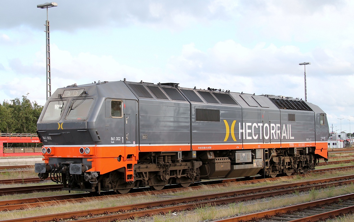 Hectorrail(D) 861.002  Hulk  oder 251 008-9 Niebüll 07.09.2020