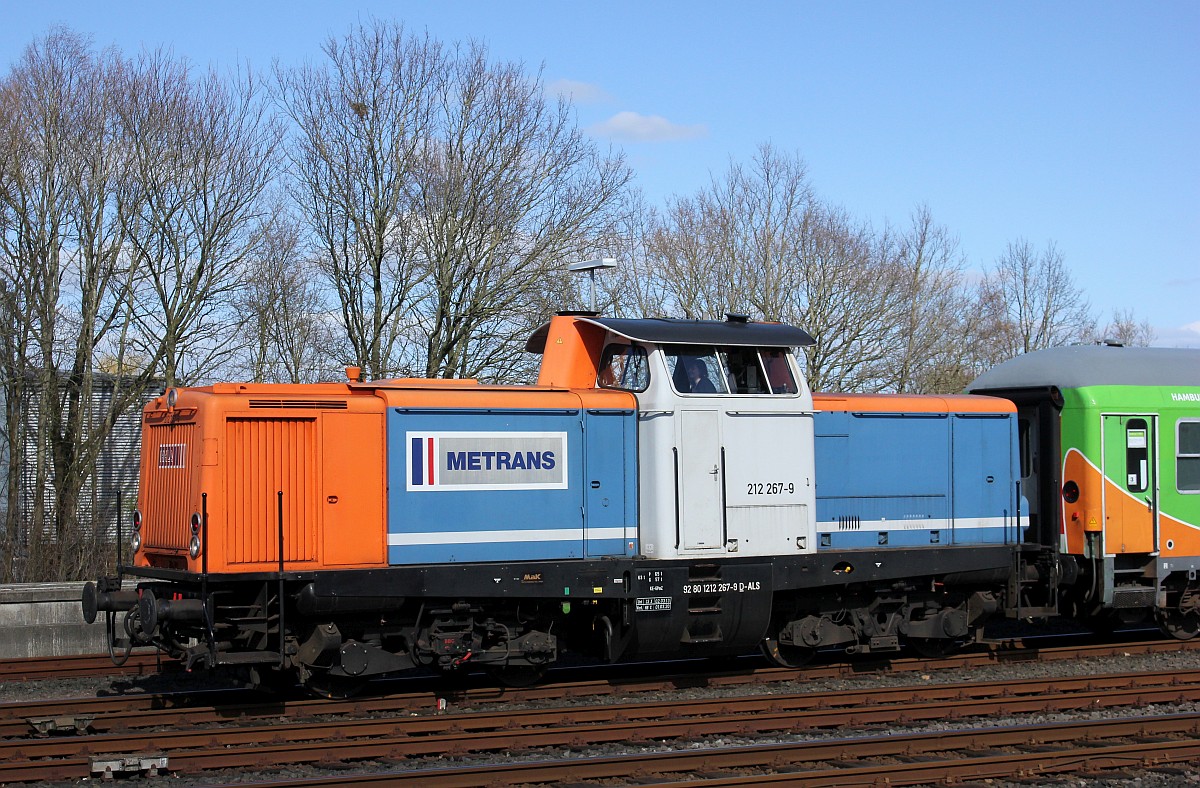 HHLA/Metrans 212 267-9 nochmal im Portrait (REV/LS X/02.03.13, Verl/HB X/01.03.20)  Husum 31.03.2019