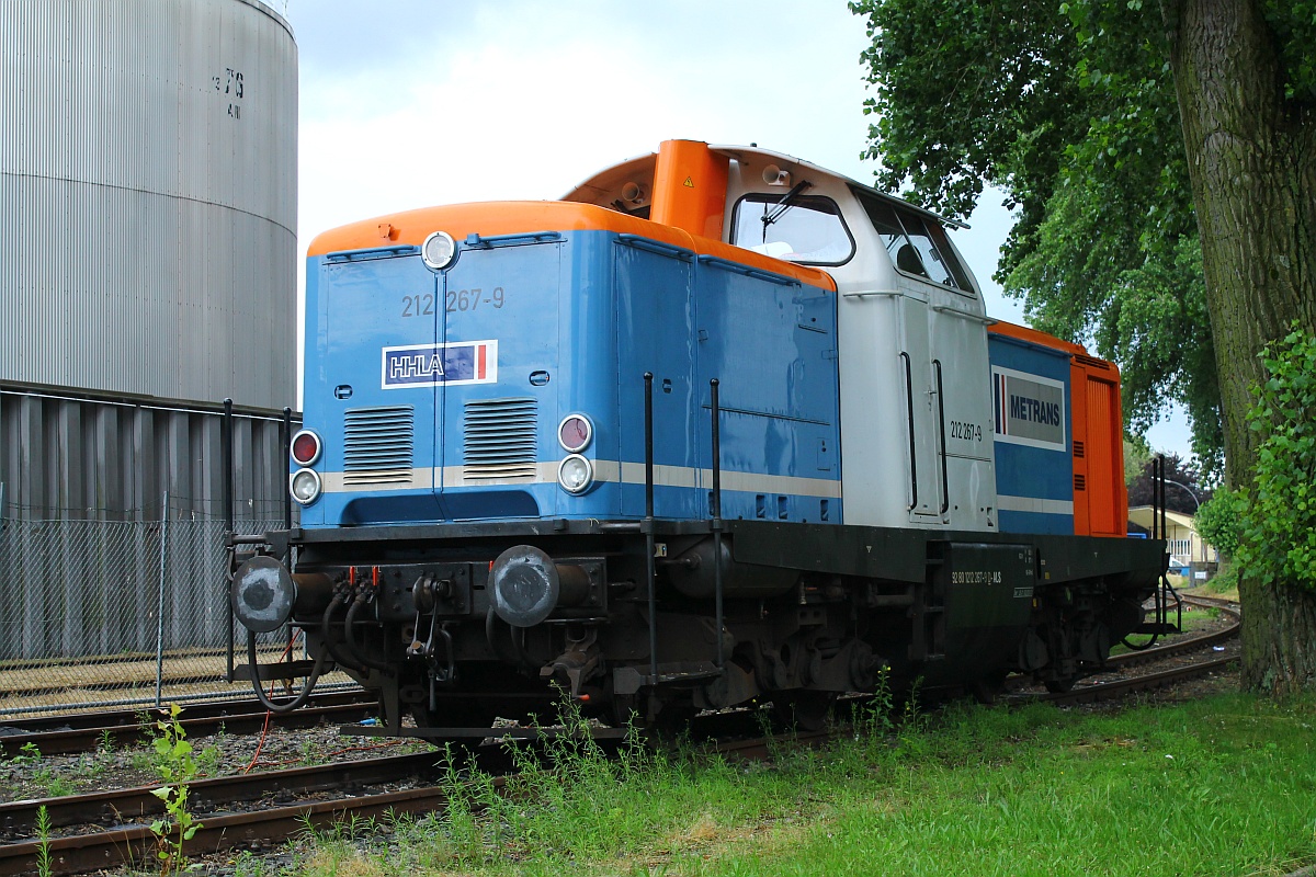 HHLA/Metrans 212 267-9 (REV/LS X/02.03.2013) HH-Dradenau 02.07.2016