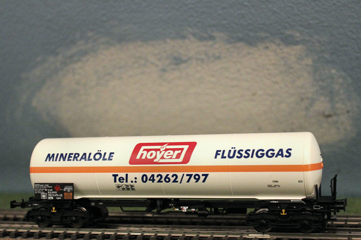 Hoyer - Druckgas Kesselwagen, Märklin Modell, Artikel-Nr. 47582 // Tostedt, 29.04.2016