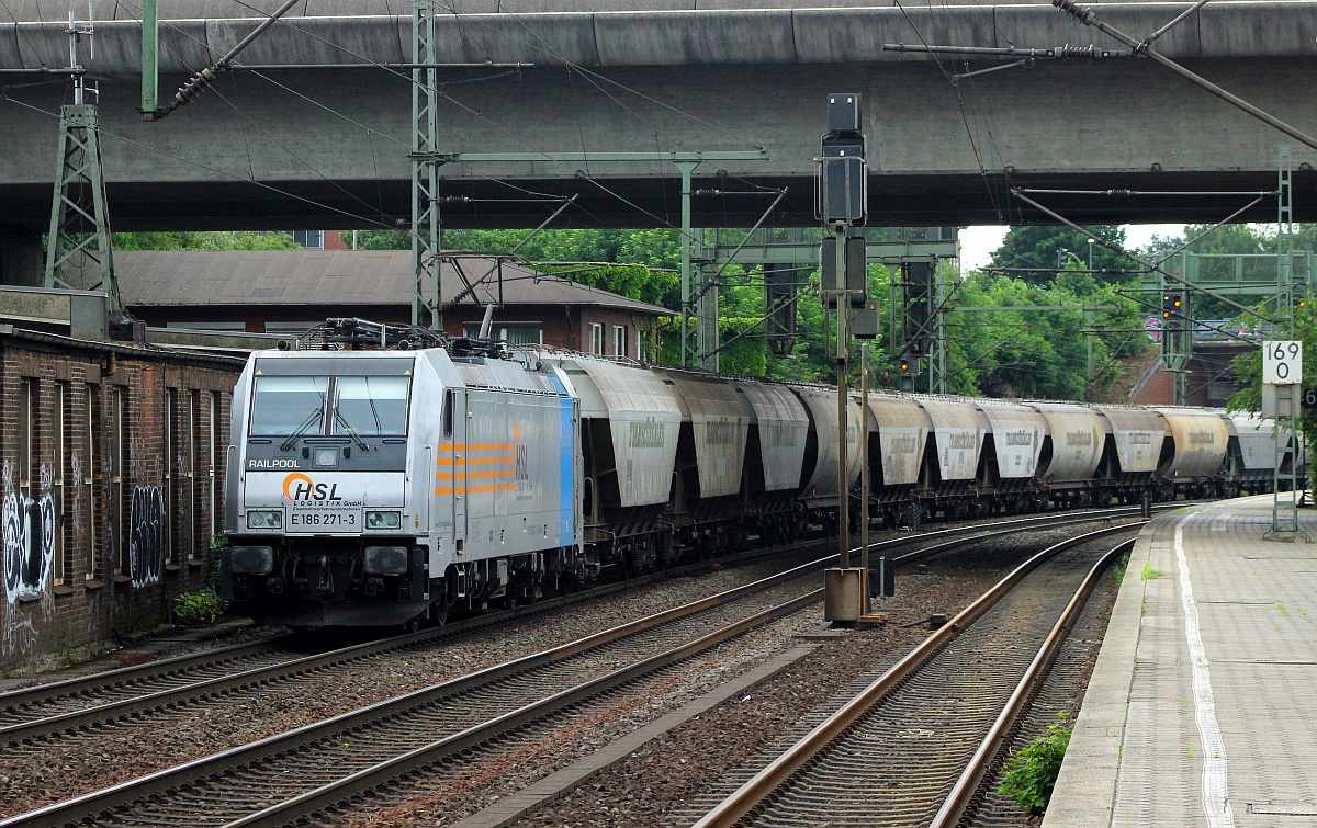 HSL/Railpool 186 271-3 Hamburg-Harburg 02.07.2016