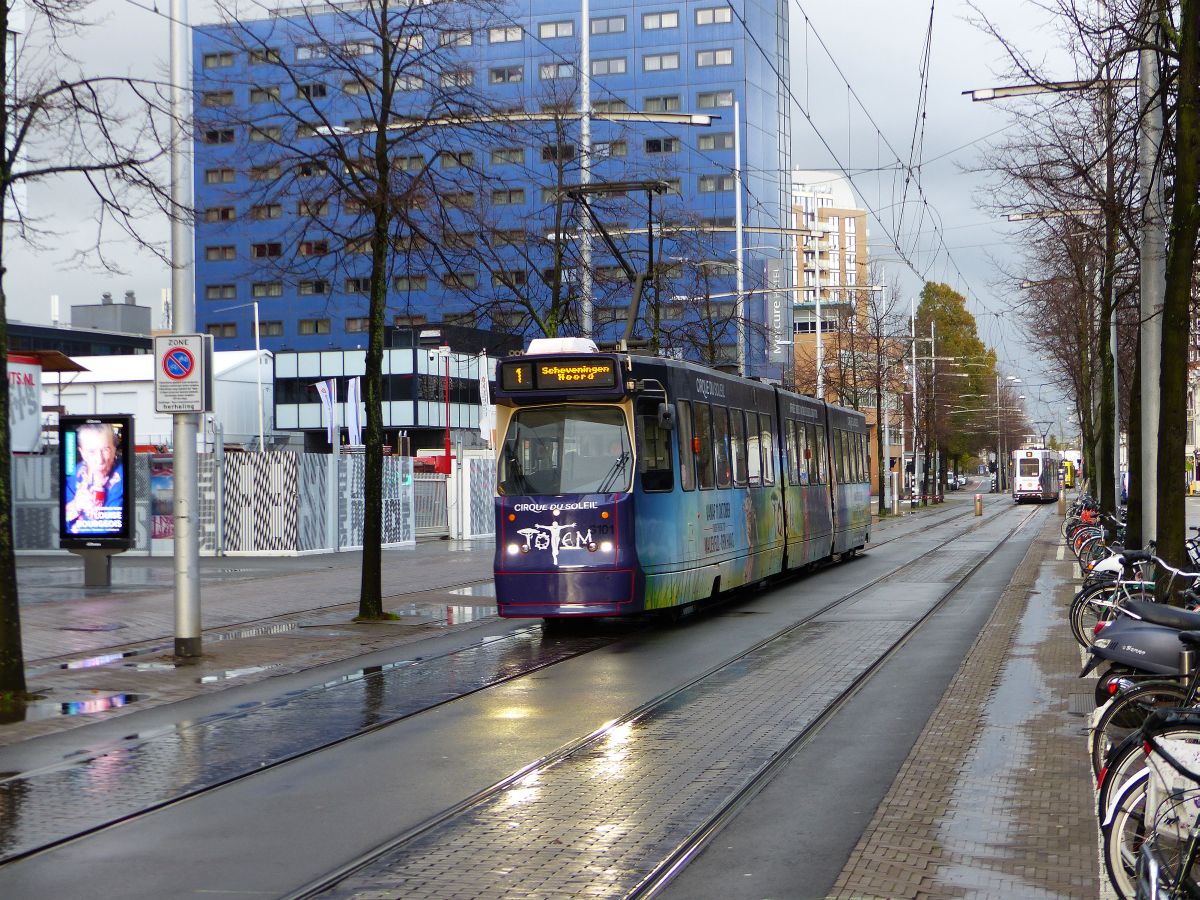 HTM Strassenbahn 3101 Spui, Den Haag 13-11-2019.

HTM tram 3101 Spui, Den Haag 13-11-2019.