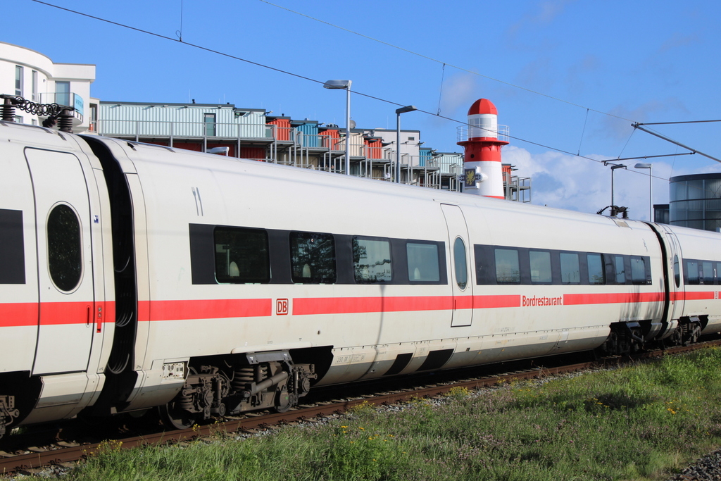 ICE-T Speisewagen am 14.10.2023 in Warnemünde-Werft