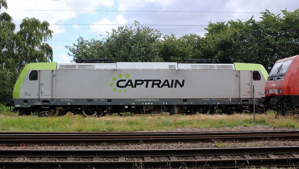 ITL/Captrain 185 598-0, REV/BTK/07.03.16, Pattburg/DK 30.07.2020