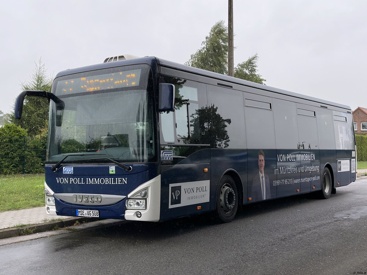 Iveco Crossway der MVVG in Plau am See.