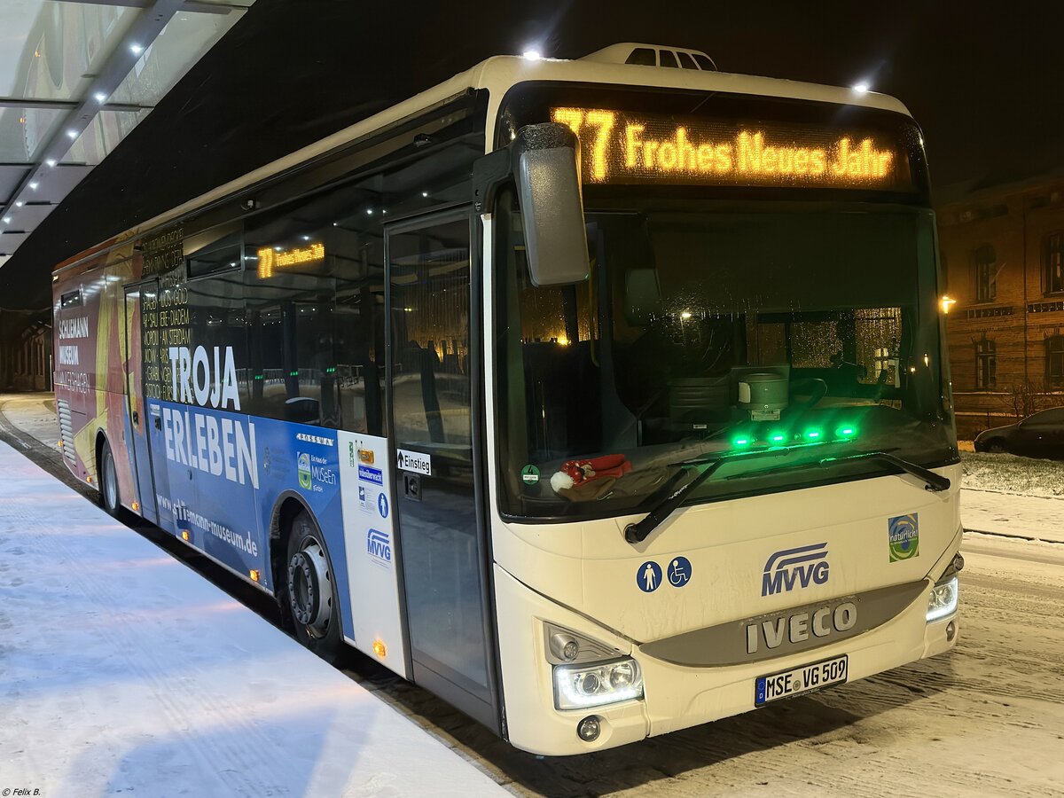 Iveco Crossway der MVVG in Plau am See.