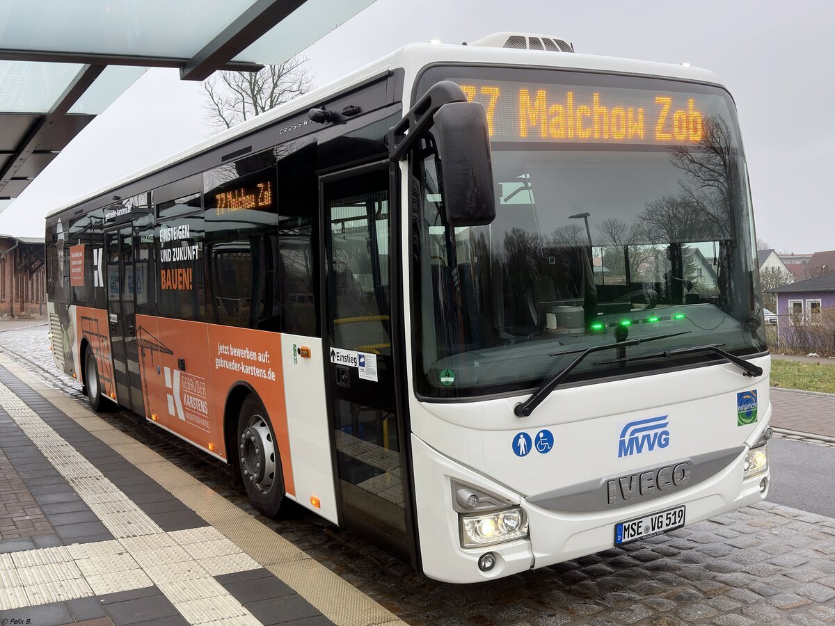 Iveco Crossway der MVVG in Plau am See.