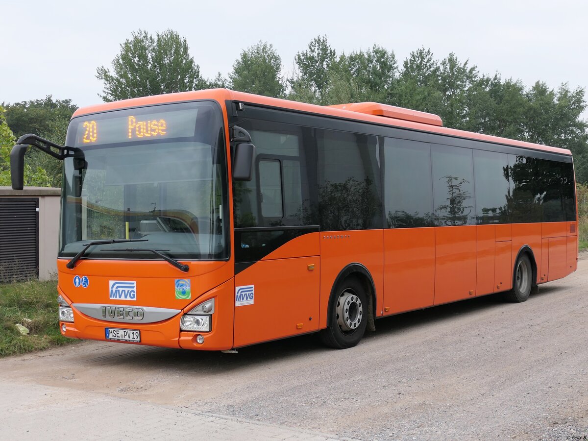 Iveco Crossway der MVVG in Waren.