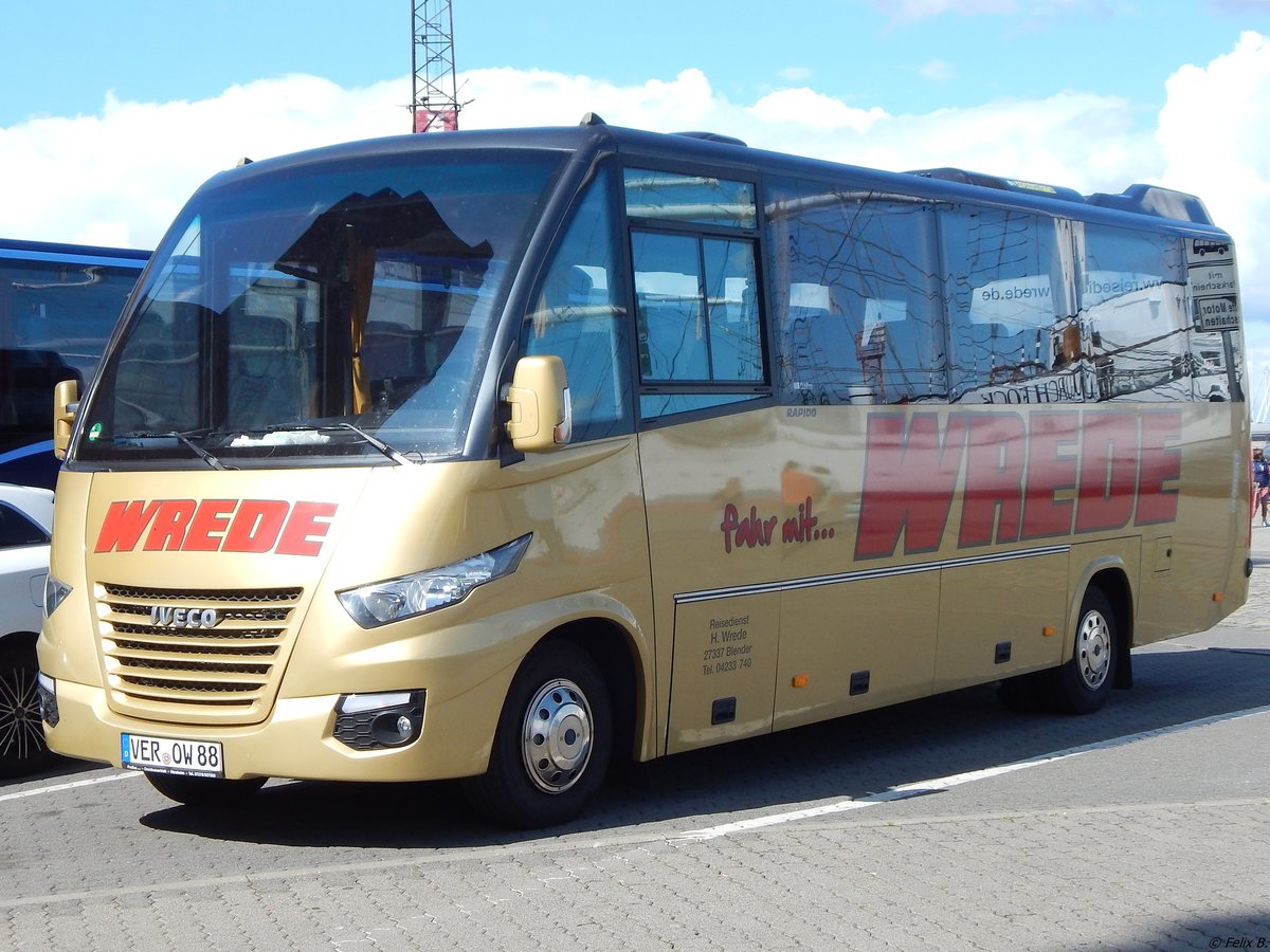 Iveco Rapido/Probus von Wrede aus Deutschland in Stralsund.