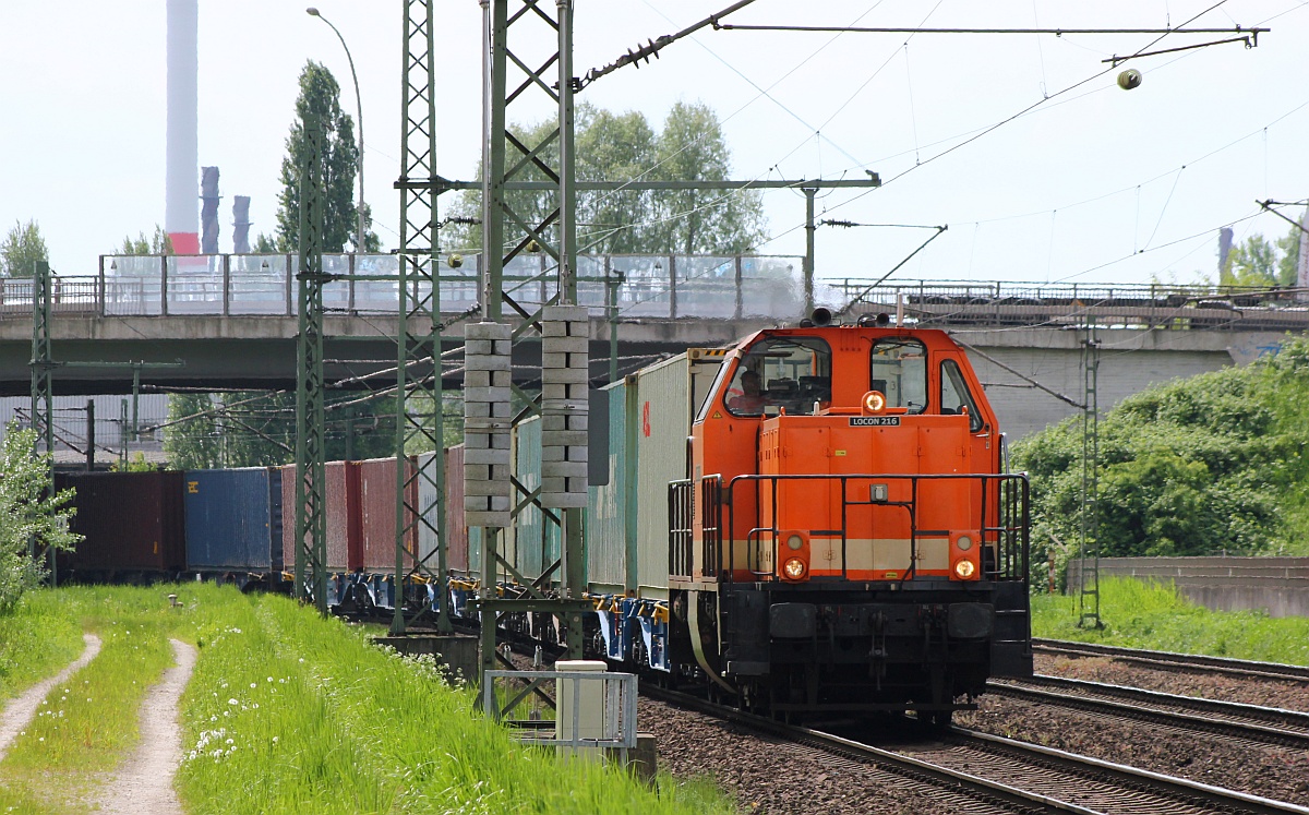 Locon 216 oder 214 007-7 HH-Dradenau 11.05.2018