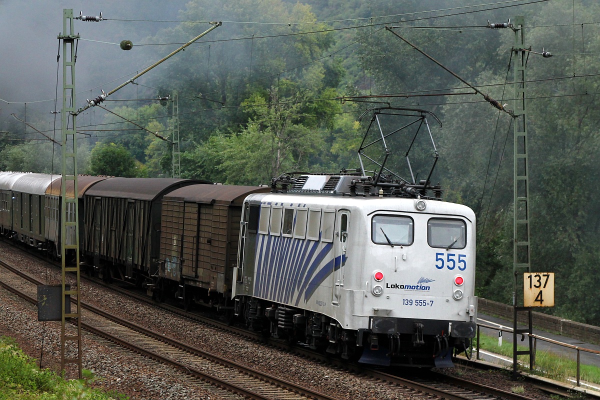 Lokomotion 139 555-7 Bacharach 14.09.2013