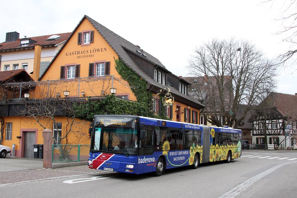 MAN Gelenkbus Nr. 971 der VAG Freiburg