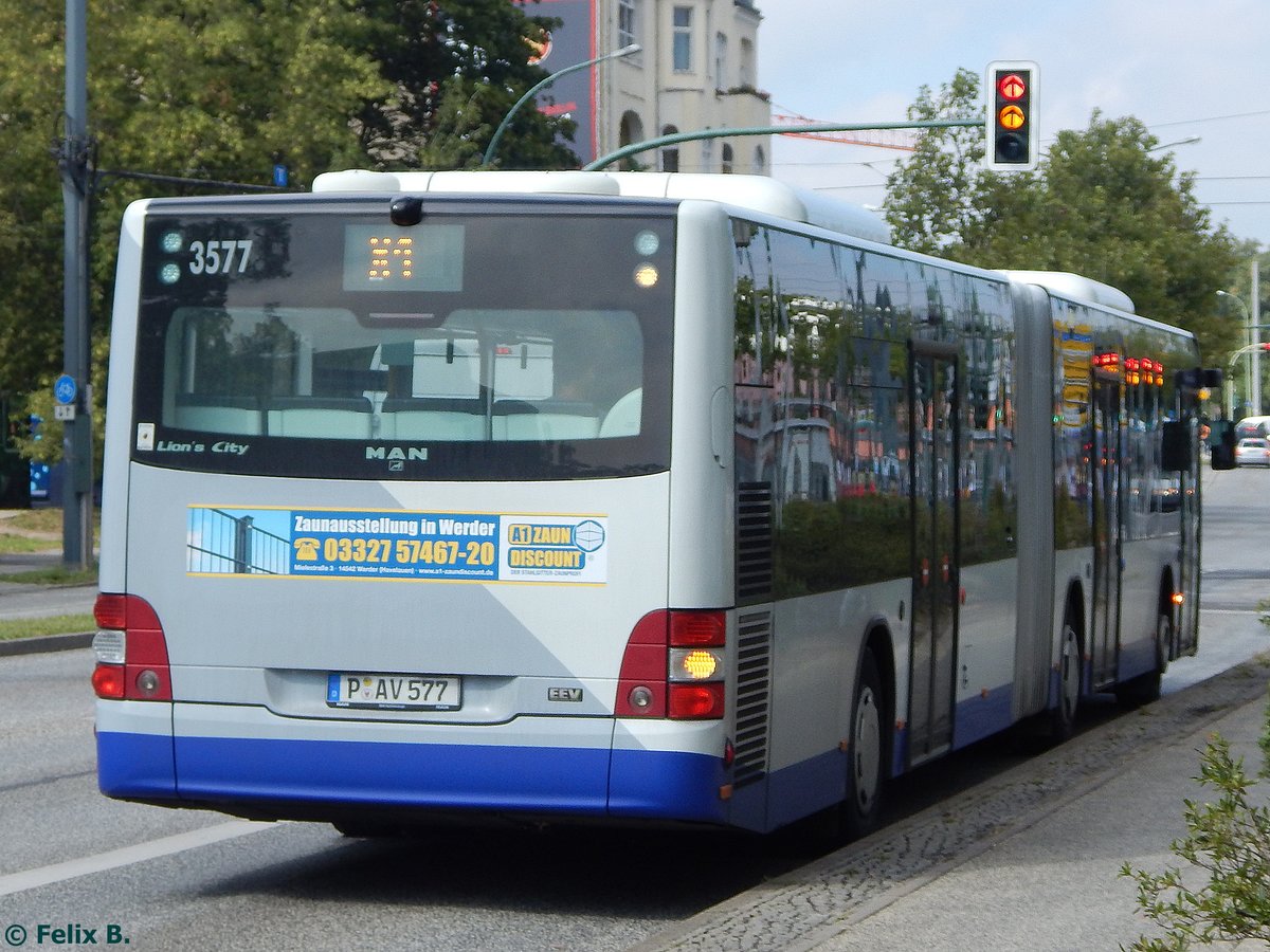 MAN Lion's City von Beelitzer Verkehrs- und Servicegesellschaft mbH in Potsdam.