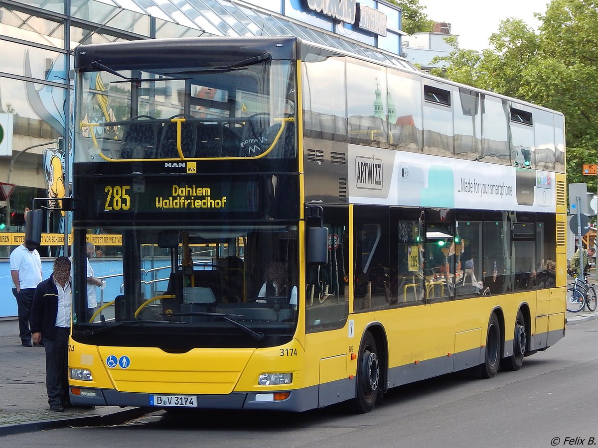 MAN Lion's City DD der BVG in Berlin. 