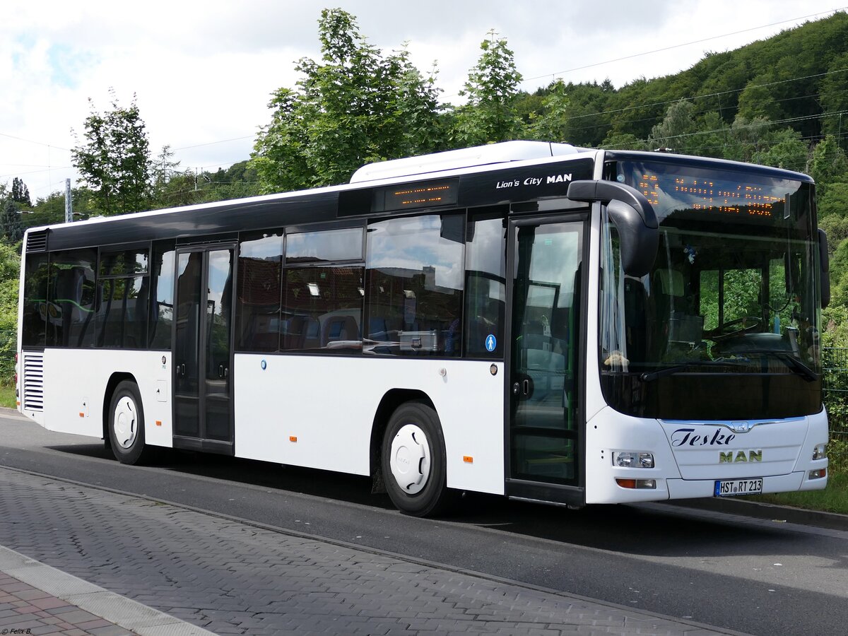 MAN Lion's City LE  vom Reisedienst Teske aus Deutschland in Sassnitz.