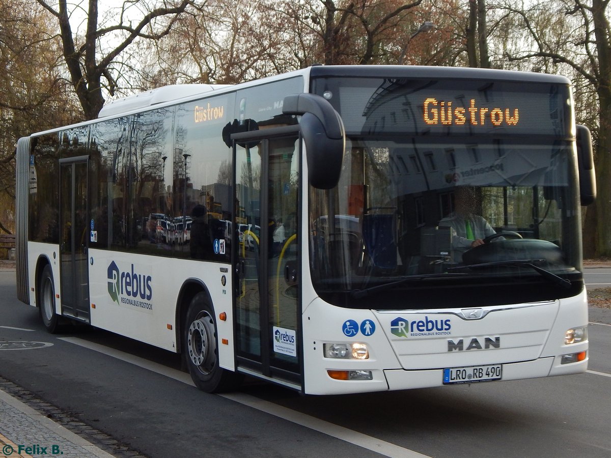 MAN Lion's City von Regionalbus Rostock in Güstrow.