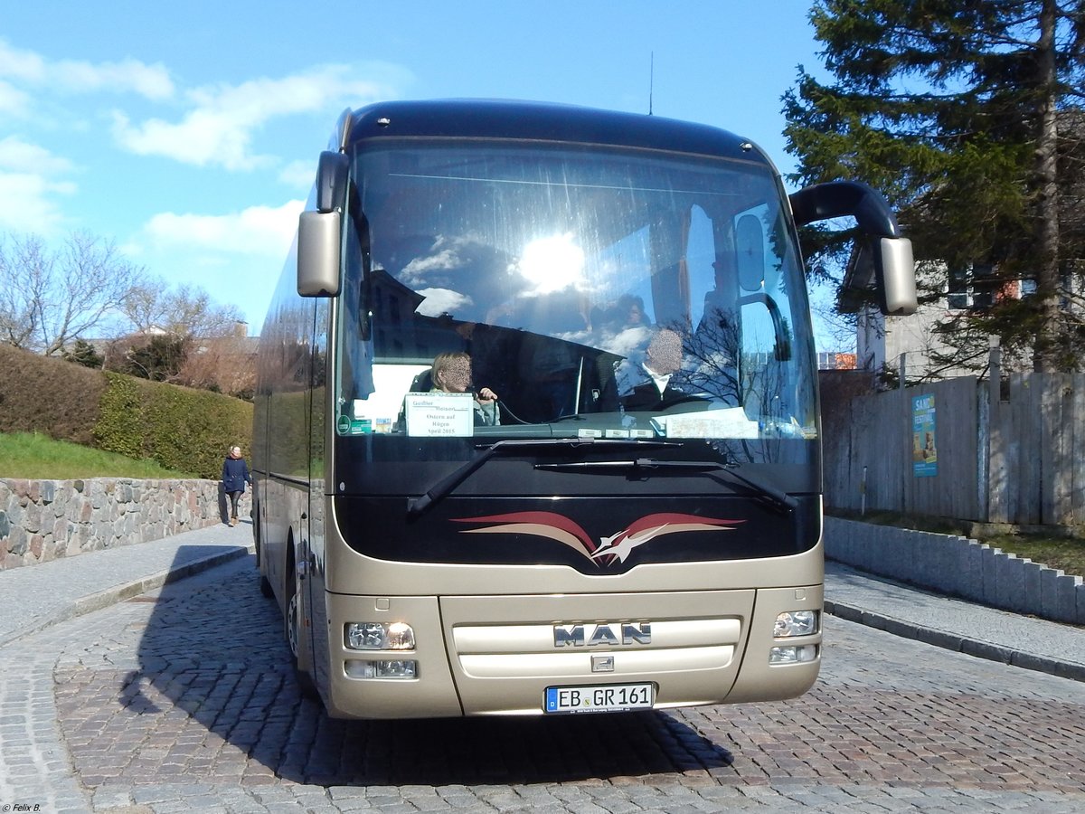 MAN Lion's Coach von Geißler-Reisen aus Deutschland in Sassnitz.