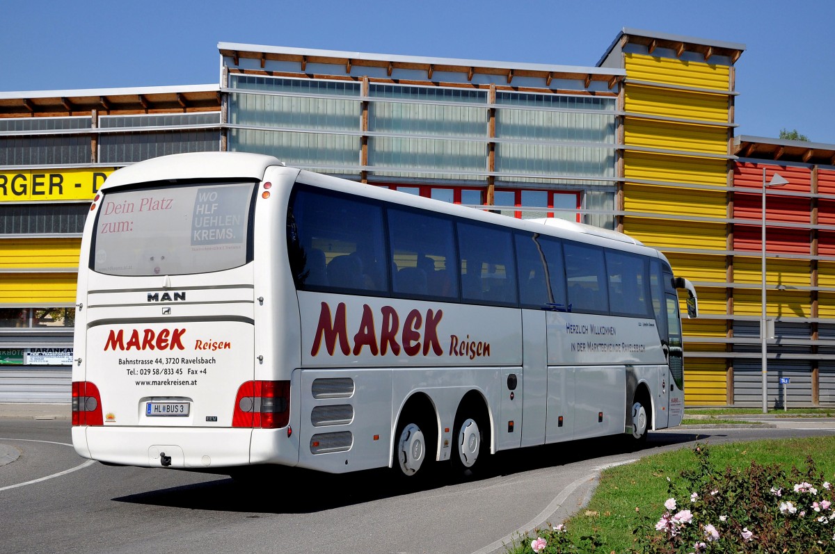 MAN LION`s COACH von MAREK Reisen/Niedersterreich im September 2013 in Krems.