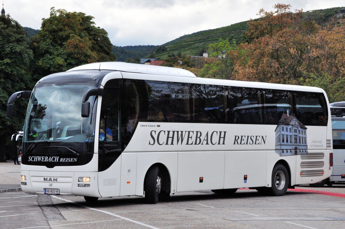 MAN LION`s COACH von SCHWEBACH Reisen/sterreich im September 2013 in Krems.