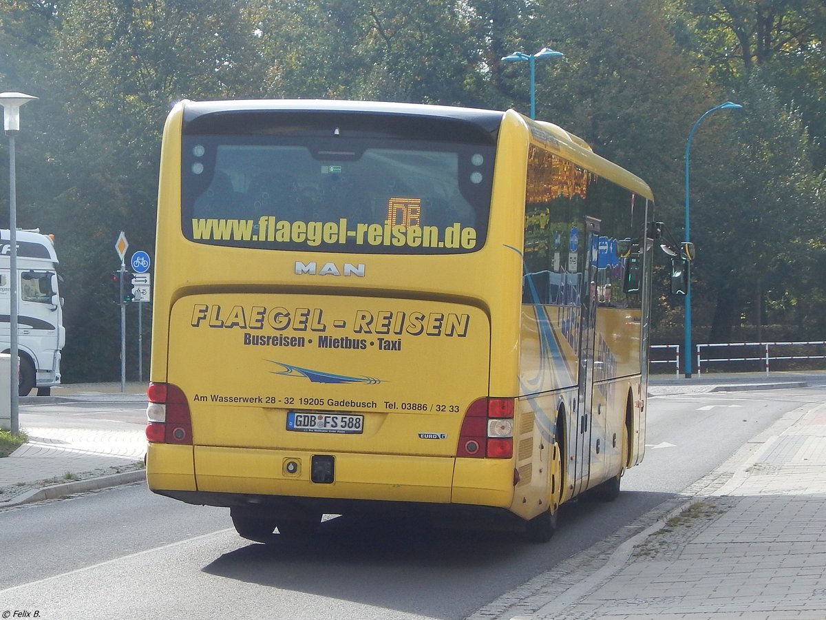 MAN Lion's Intercity von Flaegel Reisen aus Deutschland in Neubrandenburg.