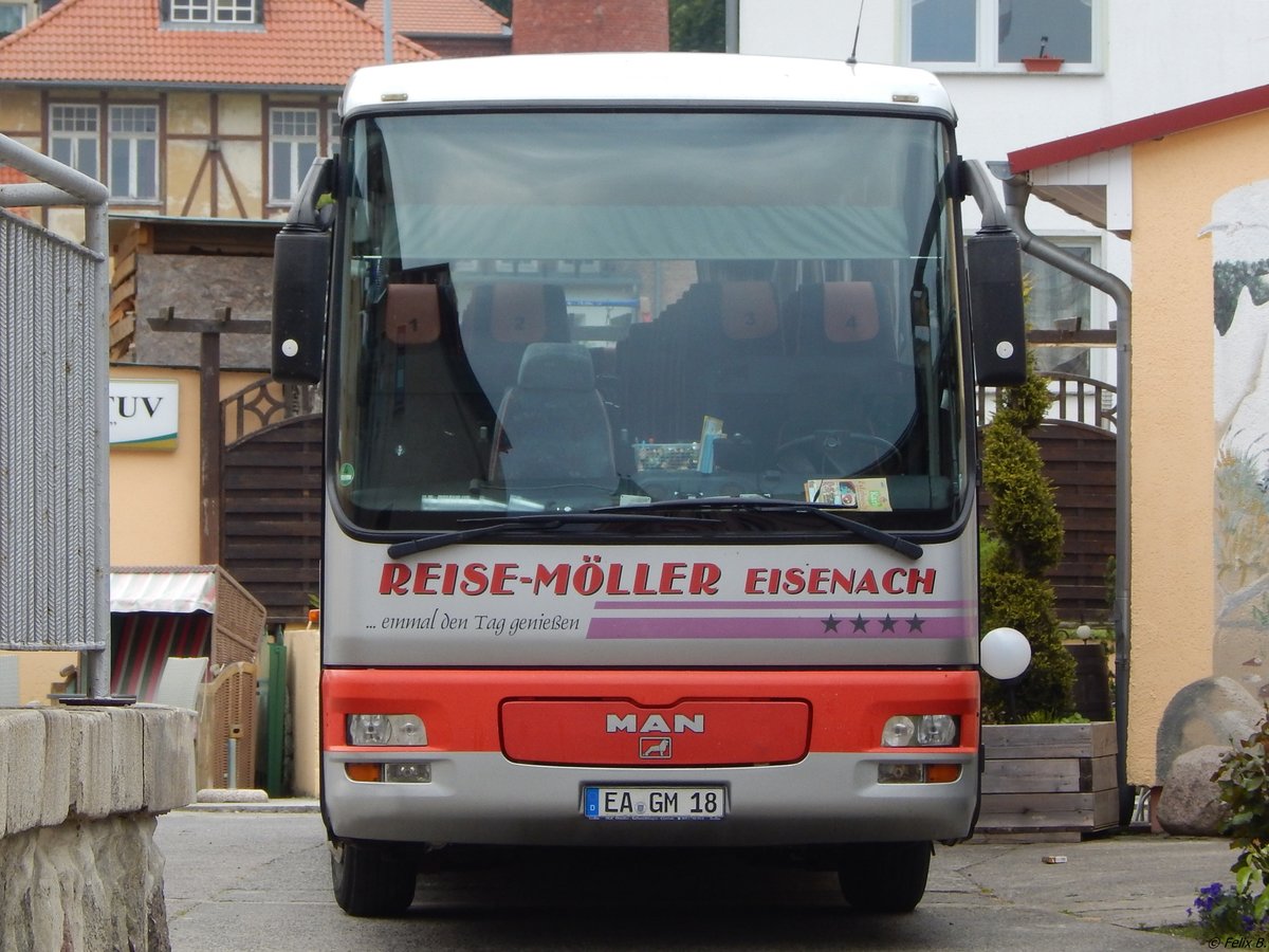 MAN Lion's Star von Reise-Möller aus Deutschland in Sassnitz.