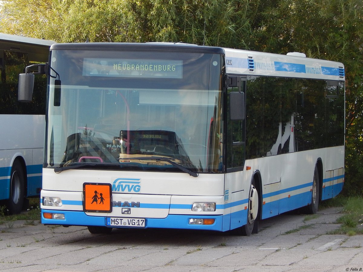 MAN Niederflurbus 2. Generation der MVVG in Neubrandenburg. 