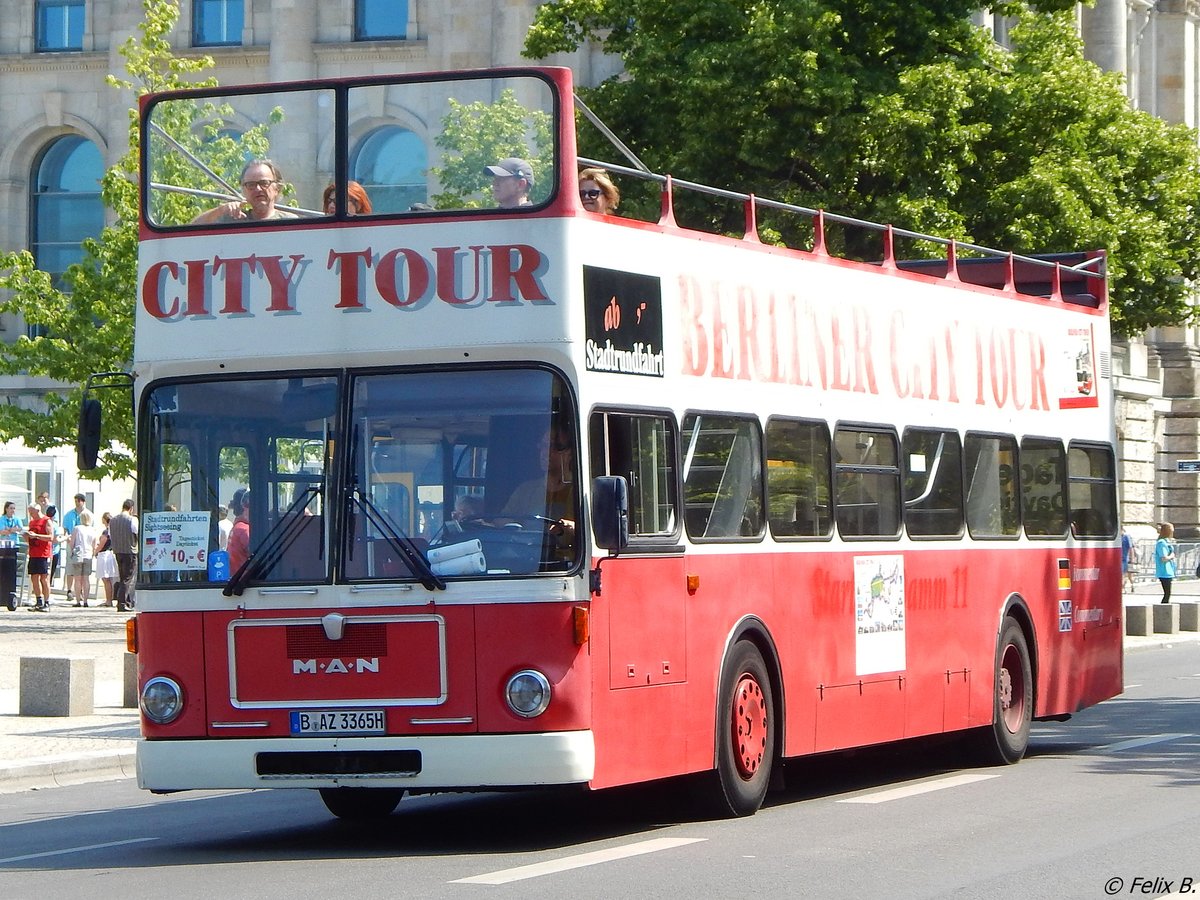 MAN SD 200 von Eick's Rundfahrten Berlin aus Deutschland in Berlin.