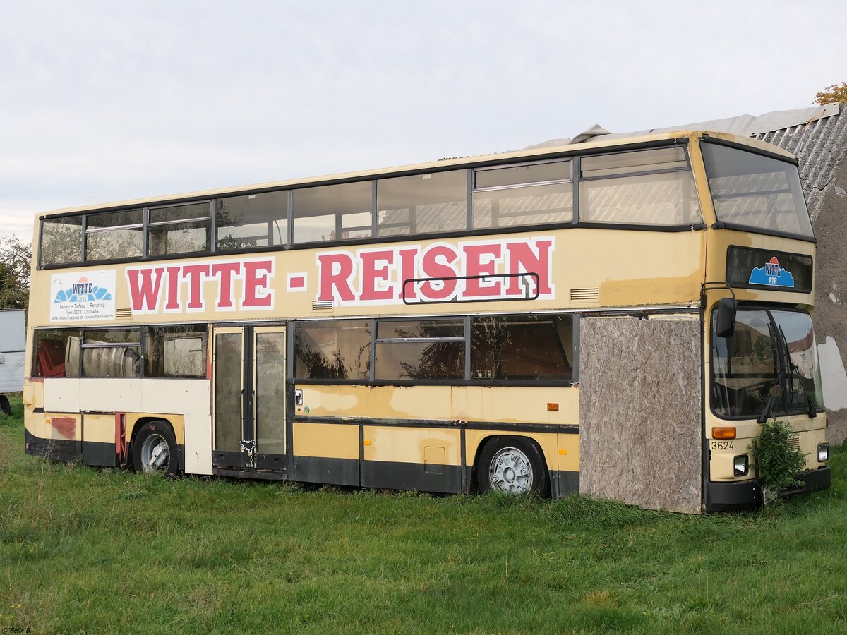 MAN SD 202 ex Witte-Reisen aus Wolgast, exex BVG in Roga.