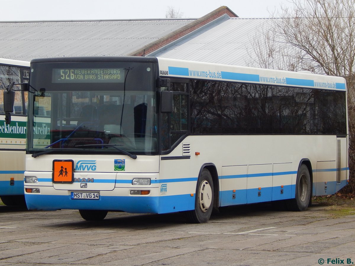 MAN SÜ 283 der MVVG in Neubrandenburg.