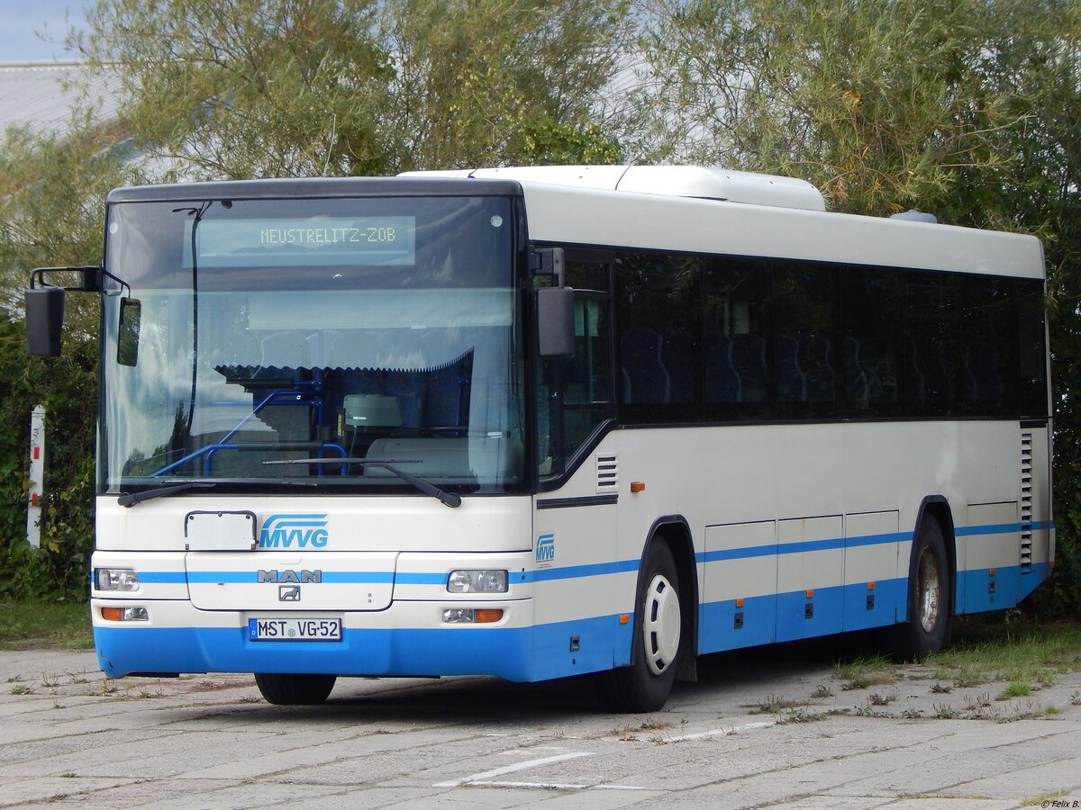 MAN SÜ 283 der MVVG in Neubrandenburg. 