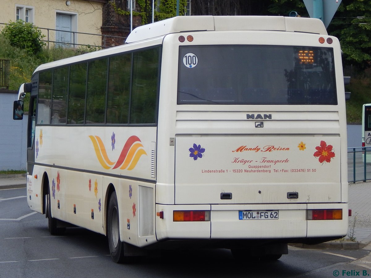 MAN ÜL 313 von Mandy Reisen aus Deutschland in Frankfurt.