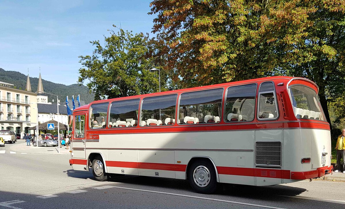 MB O 302 von PULAY-Reisen unterwegs in Berchtesgaden im September 2022