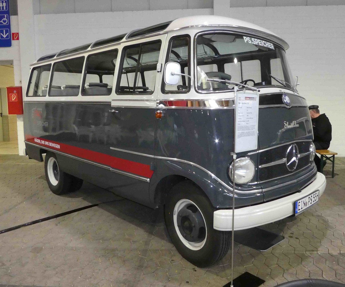 =MB O 319, 55 PS, 1988 ccm, gesehen bei der Technorama Kassel im M�rz 2019