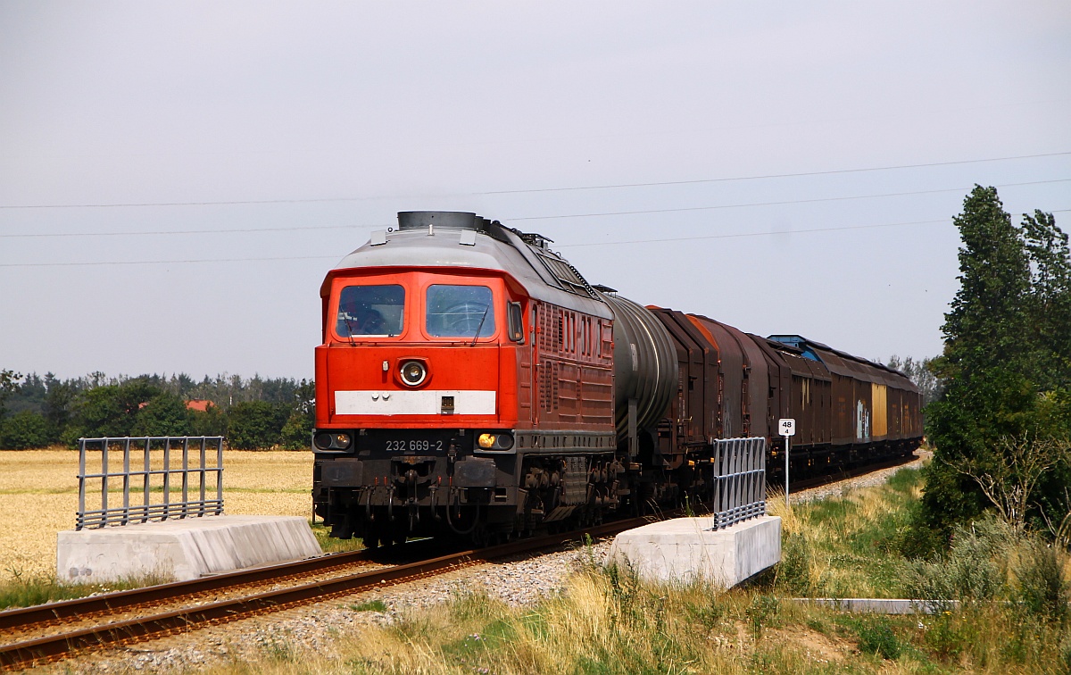 MBU 2014: DB 232 669-2 Bredebro/DK 22.07.2014