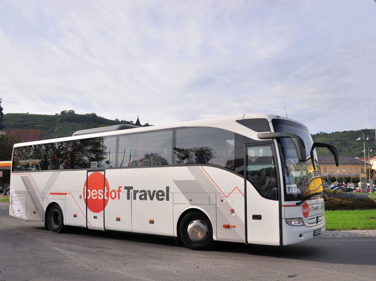 Mercedes Benz Tourismo aus der CZ am 20.9.2014 in Krems unterwegs.