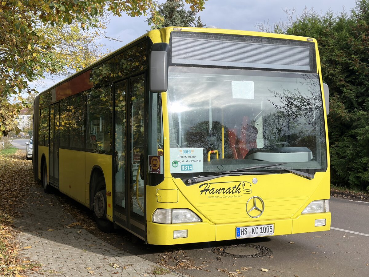 Mercedes Citaro I von Hanrath Reisen aus Deutschland (ex Alexander Rainer GE-AR 5303, exex Sadar (Sub TEC) VQN-850) in Spornitz.