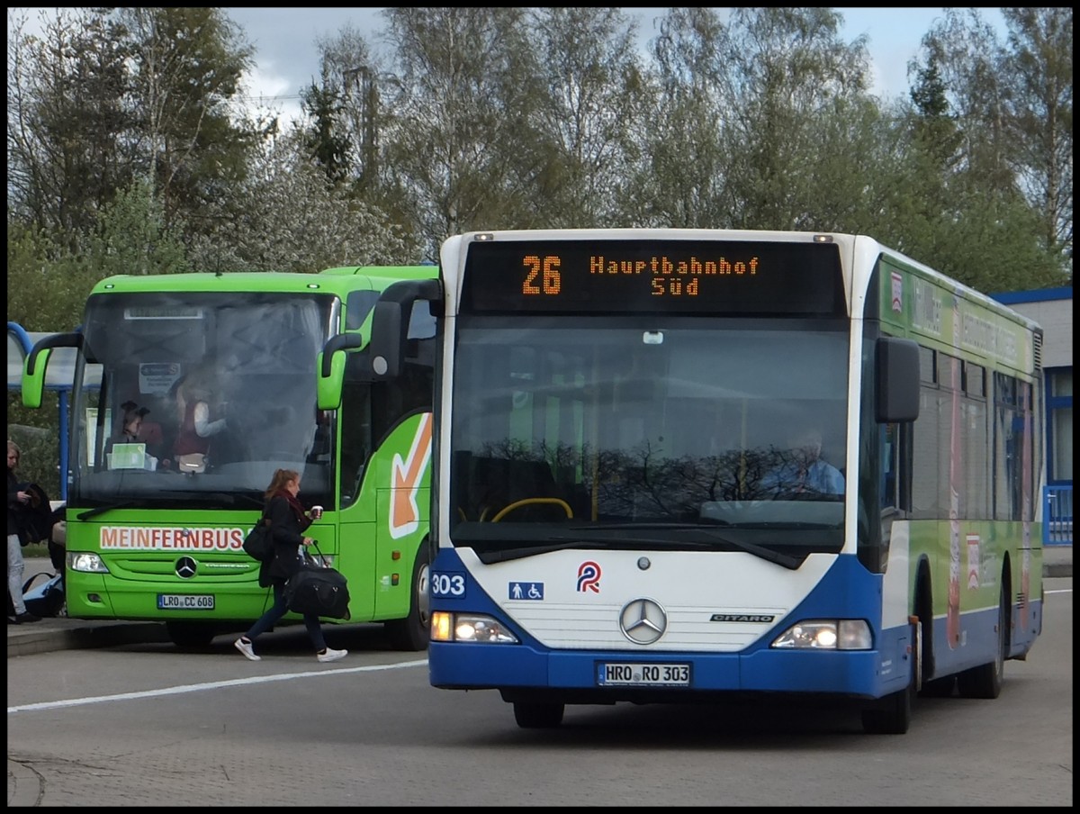 Mercedes Citaro I der Rostocker Straßenbahn AG in Rostock.