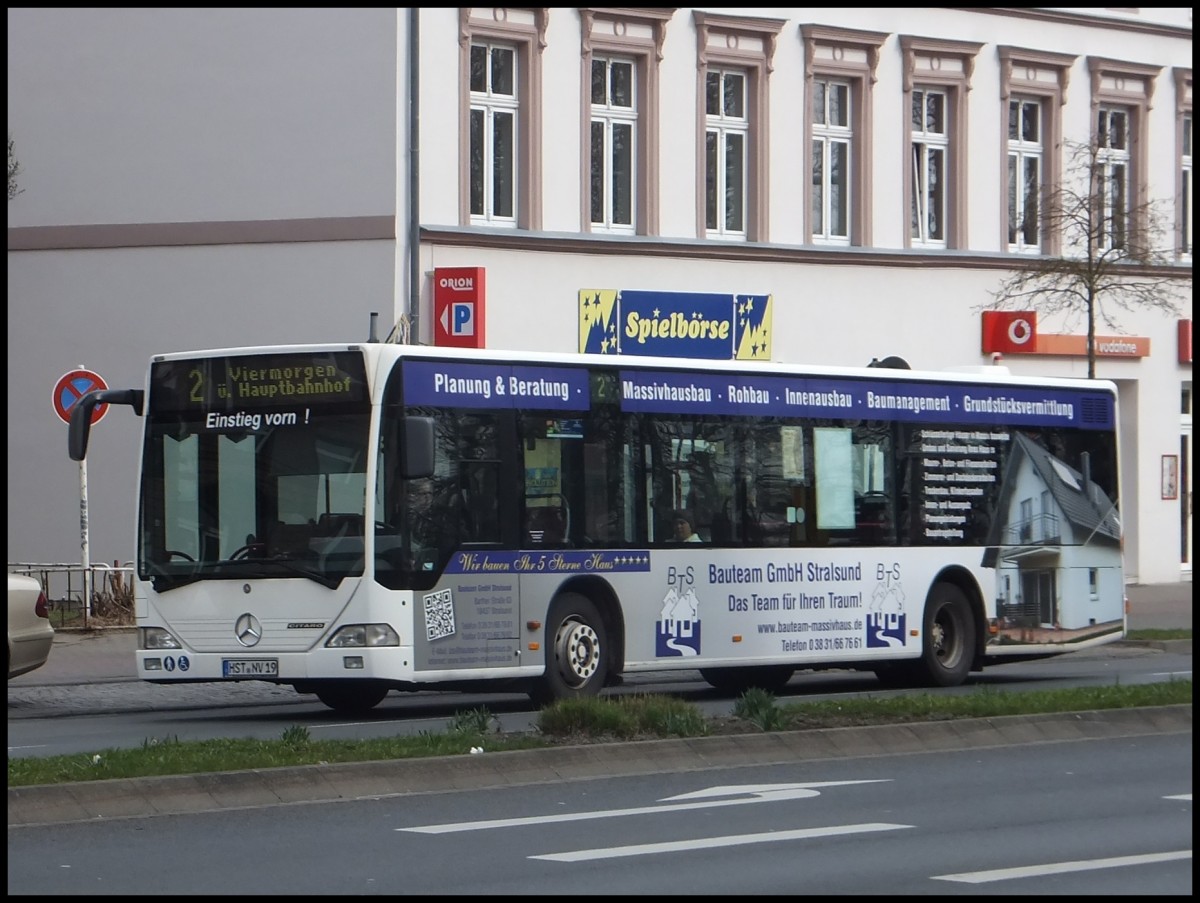 Mercedes Citaro I der Stadtwerke Stralsund in Stralsund.