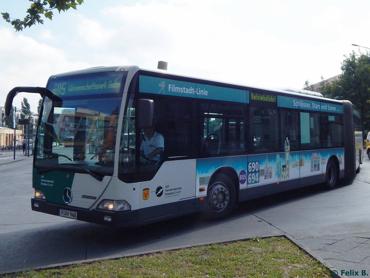 Mercedes Citaro I vom Verkehrsbetrieb Potsdam in Potsdam.