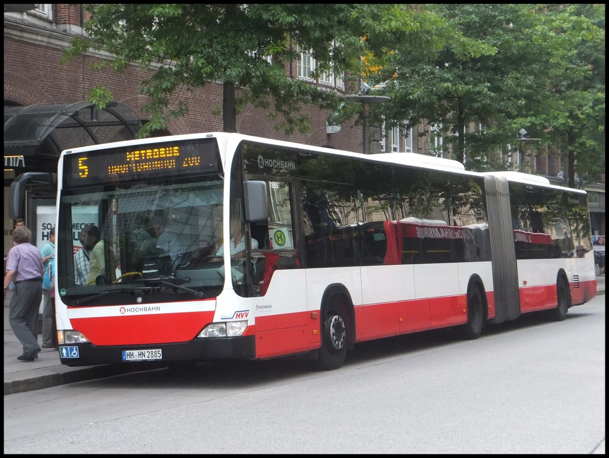 Mercedes Citaro II der Hamburger Hochbahn AG in Hamburg.