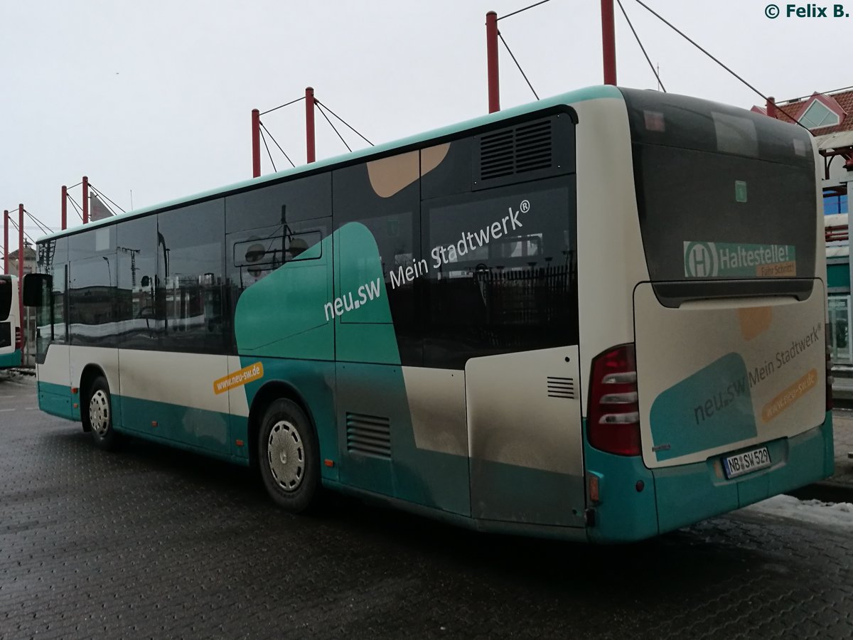 Mercedes Citaro II K der Neubrandenburger Verkehrsbetriebe in Neubrandenburg.