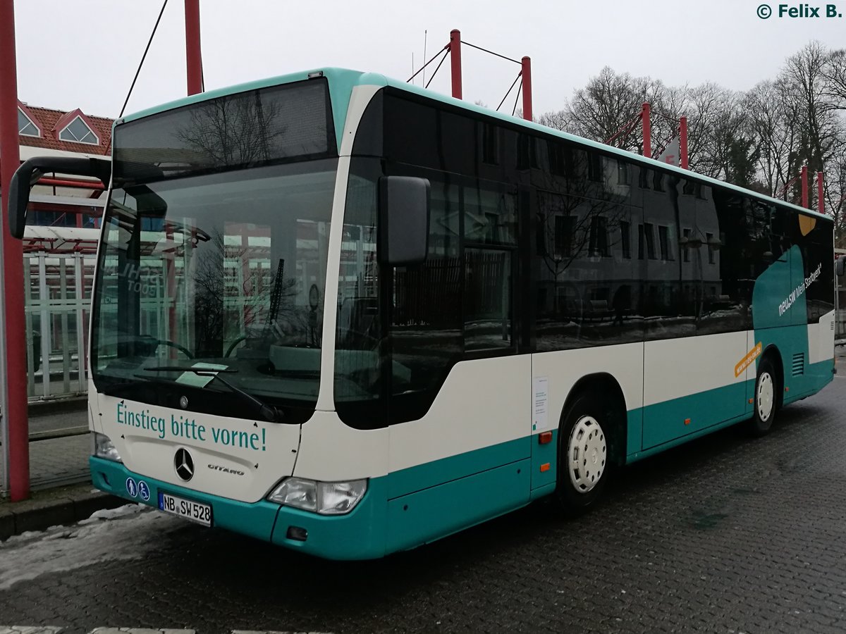 Mercedes Citaro II K der Neubrandenburger Verkehrsbetriebe in Neubrandenburg.