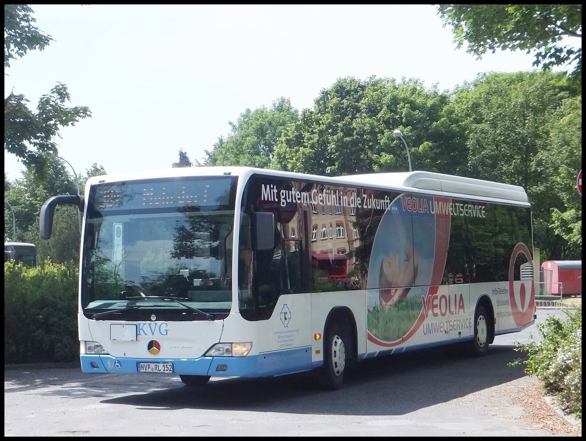 Mercedes Citaro II der Kraftverkehrsgesellschaft mbH Ribnitz-Damgarten in Stralsund.